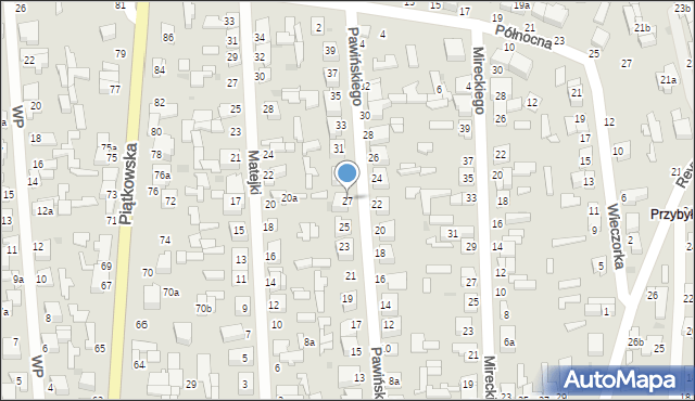 Zgierz, Pawińskiego Adolfa, 27, mapa Zgierz