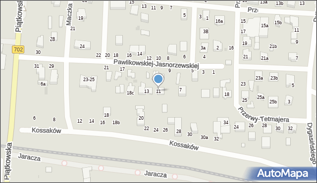 Zgierz, Pawlikowskiej-Jasnorzewskiej Marii, 11, mapa Zgierz
