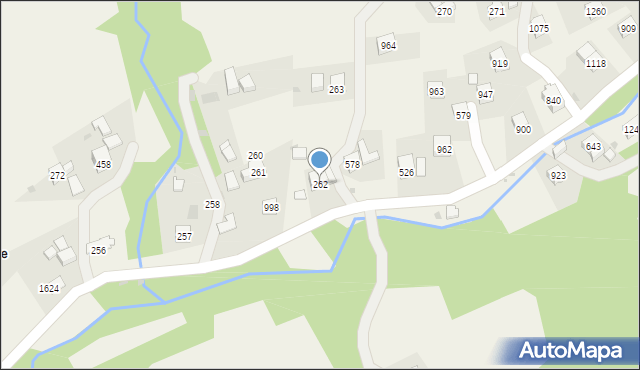 Pcim, Pcim, 262, mapa Pcim