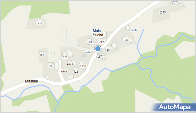 Pcim, Pcim, 415, mapa Pcim