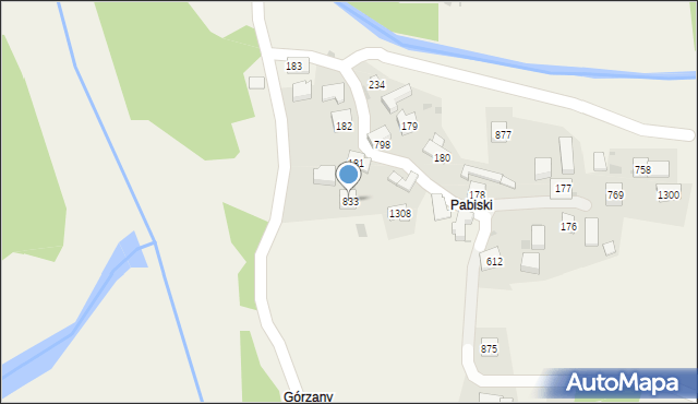 Pcim, Pcim, 833, mapa Pcim