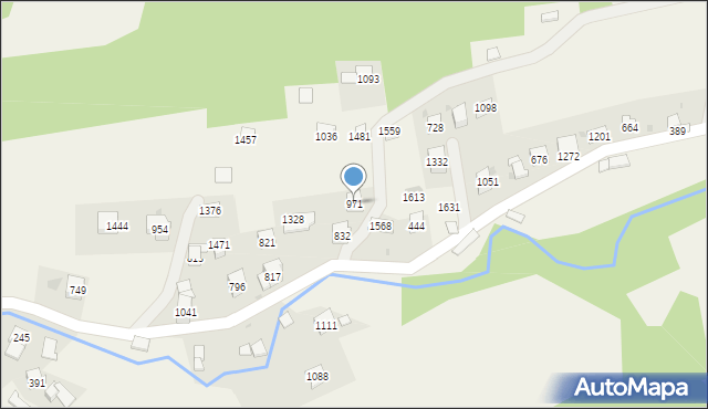 Pcim, Pcim, 971, mapa Pcim