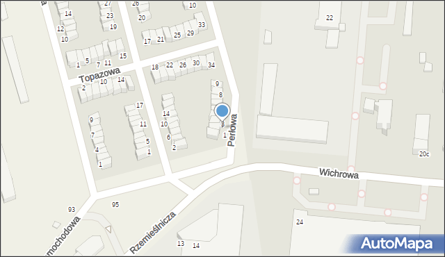 Baranowo, Perłowa, 2, mapa Baranowo