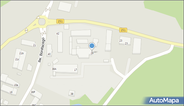 Barlinek, Pełczycka, 19, mapa Barlinek