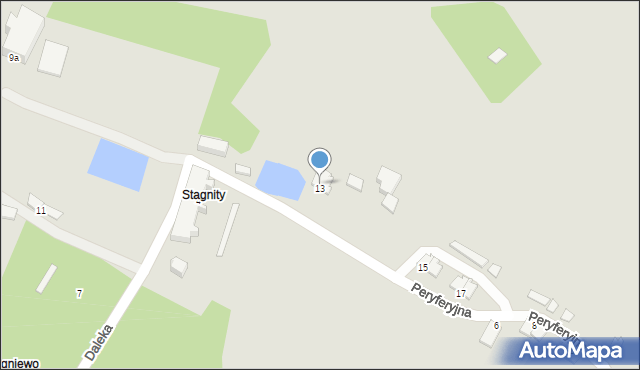 Elbląg, Peryferyjna, 13, mapa Elbląga