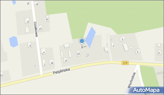 Jabłowo, Pelplińska, 16, mapa Jabłowo