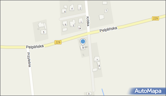 Jabłowo, Pelplińska, 6, mapa Jabłowo