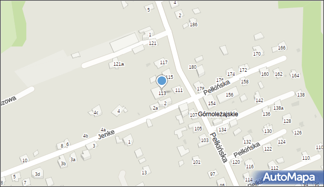 Jarosław, Pełkińska, 113, mapa Jarosławia