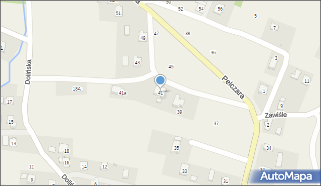 Korczyna, Pelczara Józefa Sebastiana, bp., 41, mapa Korczyna