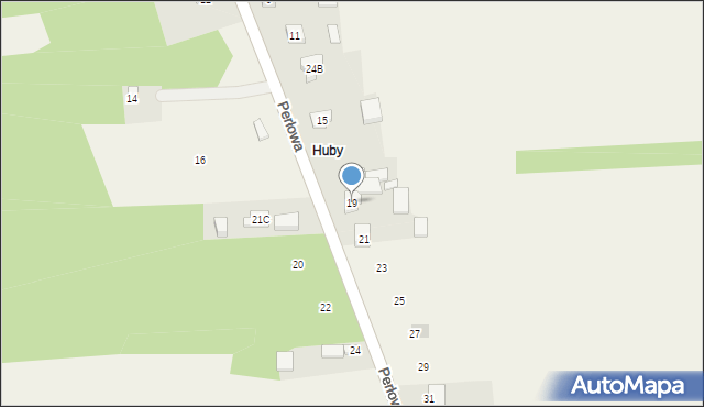 Łuszczanowice, Perłowa, 19, mapa Łuszczanowice