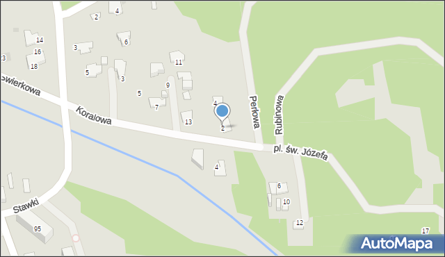 Ostrowiec Świętokrzyski, Perłowa, 2, mapa Ostrowiec Świętokrzyski