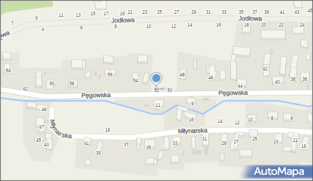 Ozorowice, Pęgowska, 52, mapa Ozorowice