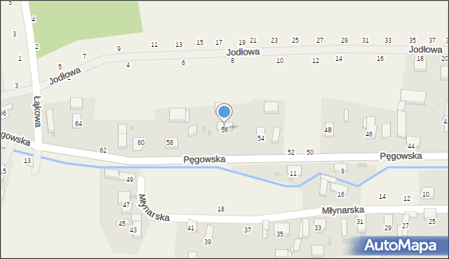 Ozorowice, Pęgowska, 56, mapa Ozorowice