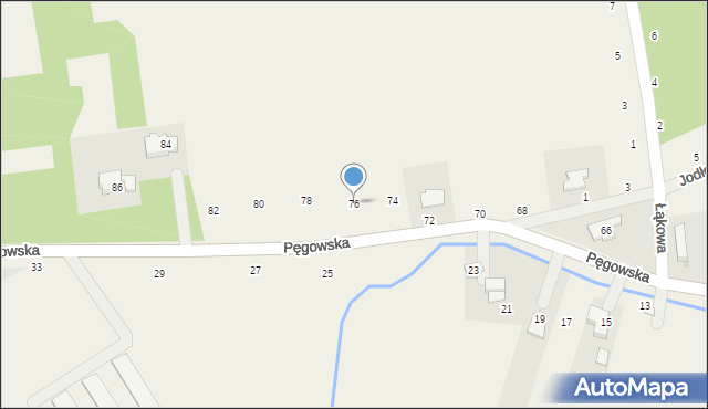 Ozorowice, Pęgowska, 76, mapa Ozorowice