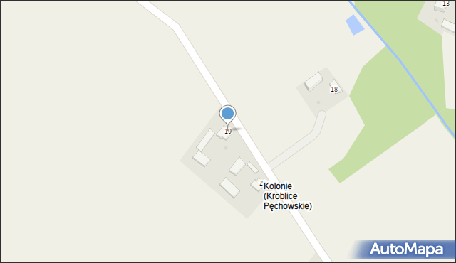 Pęchowiec, Pęchowiec, 19, mapa Pęchowiec