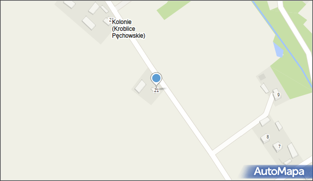 Pęchowiec, Pęchowiec, 21, mapa Pęchowiec