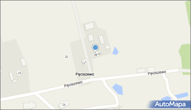 Pęciszewo, Pęciszewo, 18, mapa Pęciszewo