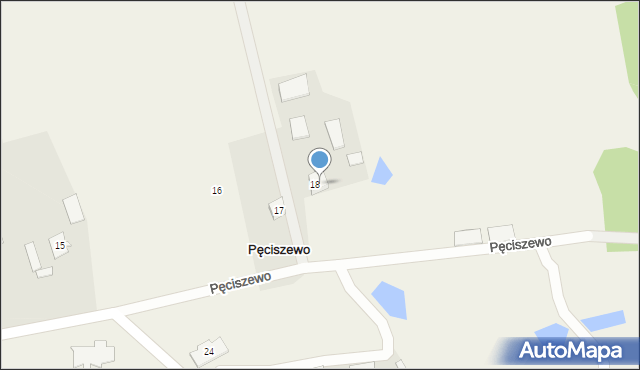 Pęciszewo, Pęciszewo, 19, mapa Pęciszewo