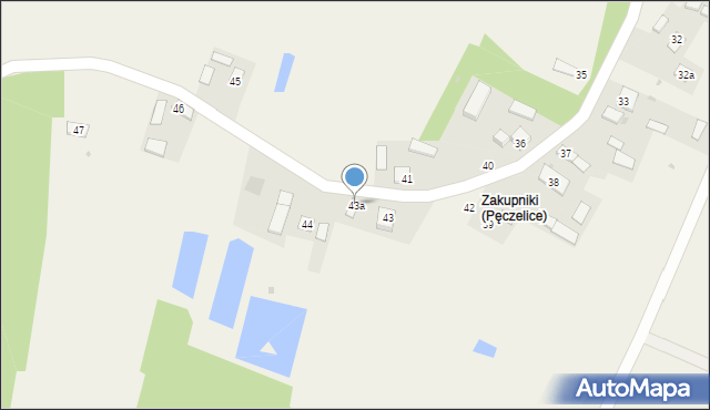 Pęczelice, Pęczelice, 43a, mapa Pęczelice