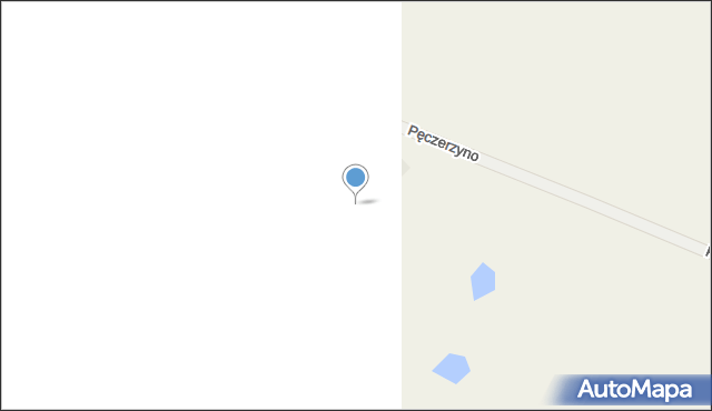 Pęczerzyno, Pęczerzyno, 70, mapa Pęczerzyno