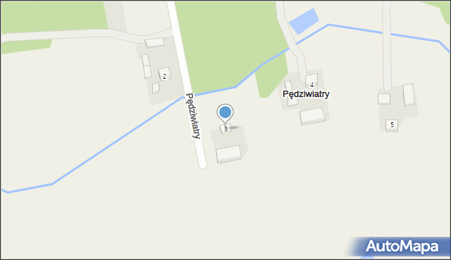 Pędziwiatry, Pędziwiatry, 3, mapa Pędziwiatry