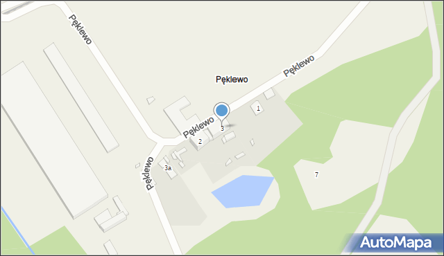 Pęklewo, Pęklewo, 3, mapa Pęklewo