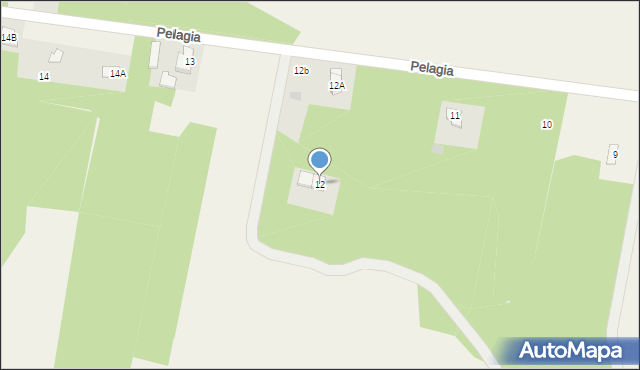 Pelagia, Pelagia, 12, mapa Pelagia