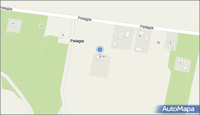 Pelagia, Pelagia, 8, mapa Pelagia