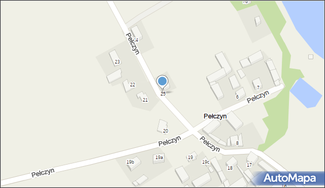 Pełczyn, Pełczyn, 25, mapa Pełczyn