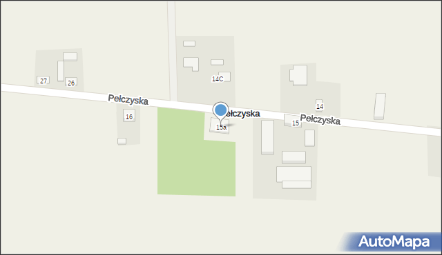 Pełczyska, Pełczyska, 15a, mapa Pełczyska