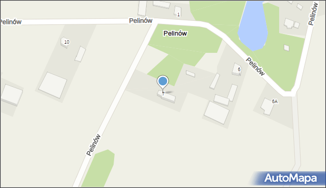 Pelinów, Pelinów, 7, mapa Pelinów