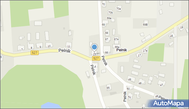 Pelnik, Pelnik, 13, mapa Pelnik