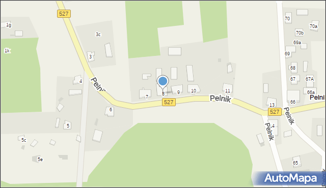 Pelnik, Pelnik, 8, mapa Pelnik