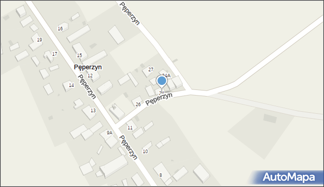 Pęperzyn, Pęperzyn, 24, mapa Pęperzyn