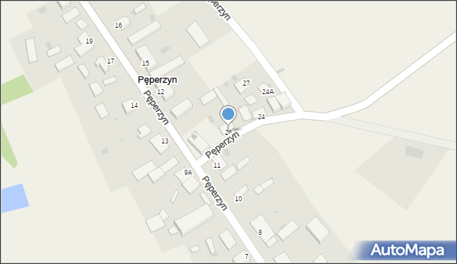 Pęperzyn, Pęperzyn, 26, mapa Pęperzyn