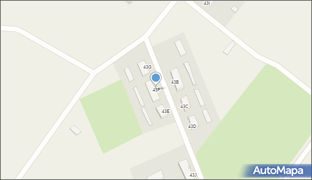 Pęperzyn, Pęperzyn, 43F, mapa Pęperzyn