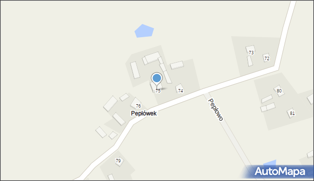 Pepłowo, Pepłowo, 23A, mapa Pepłowo