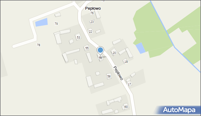 Pepłowo, Pepłowo, 56, mapa Pepłowo