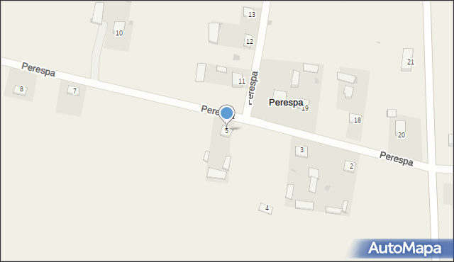 Perespa-Kolonia, Perespa-Kolonia, 5, mapa Perespa-Kolonia