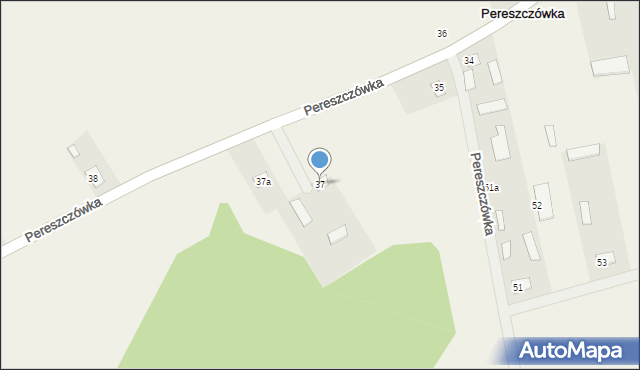 Pereszczówka, Pereszczówka, 37, mapa Pereszczówka