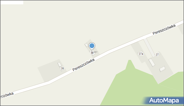 Pereszczówka, Pereszczówka, 38, mapa Pereszczówka