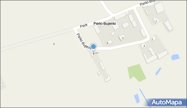 Perki-Bujenki, Perki-Bujenki, 8, mapa Perki-Bujenki