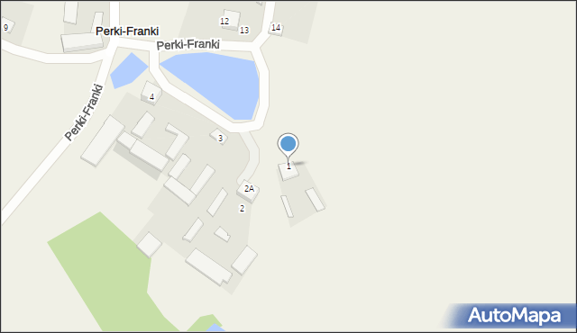 Perki-Franki, Perki-Franki, 1, mapa Perki-Franki