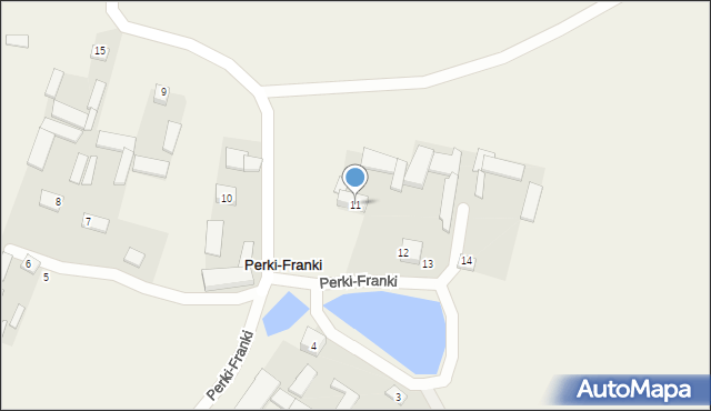 Perki-Franki, Perki-Franki, 11, mapa Perki-Franki