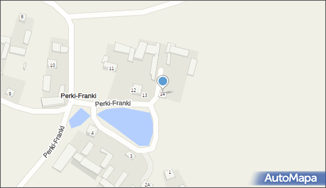 Perki-Franki, Perki-Franki, 14, mapa Perki-Franki