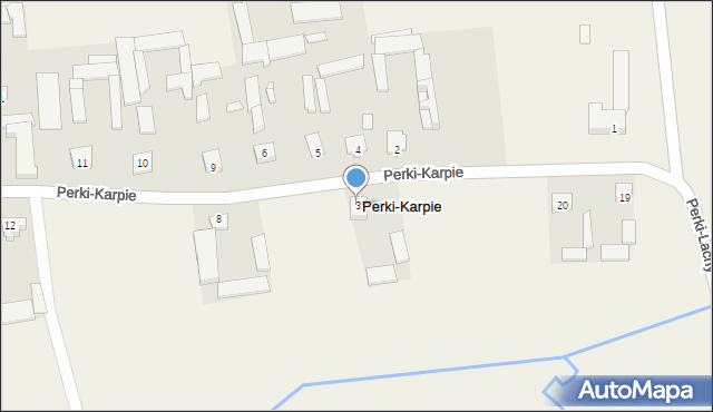 Perki-Karpie, Perki-Karpie, 3, mapa Perki-Karpie