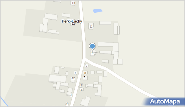 Perki-Lachy, Perki-Lachy, 10, mapa Perki-Lachy