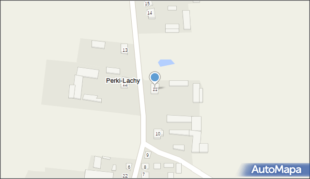 Perki-Lachy, Perki-Lachy, 11, mapa Perki-Lachy