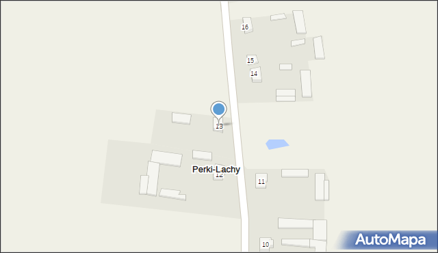 Perki-Lachy, Perki-Lachy, 13, mapa Perki-Lachy