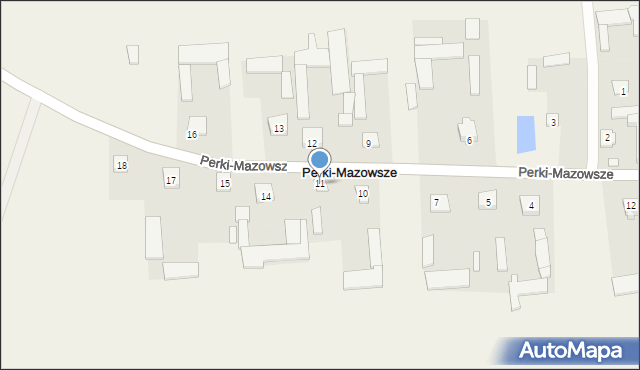 Perki-Mazowsze, Perki-Mazowsze, 11, mapa Perki-Mazowsze